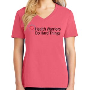 Cotton Women's V-neck Tee Thumbnail